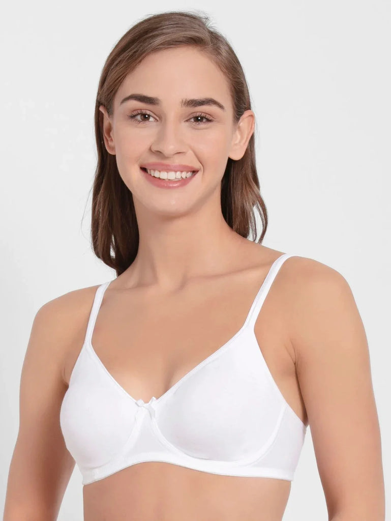 White Jockey wirefree non padded Everyday bra for women