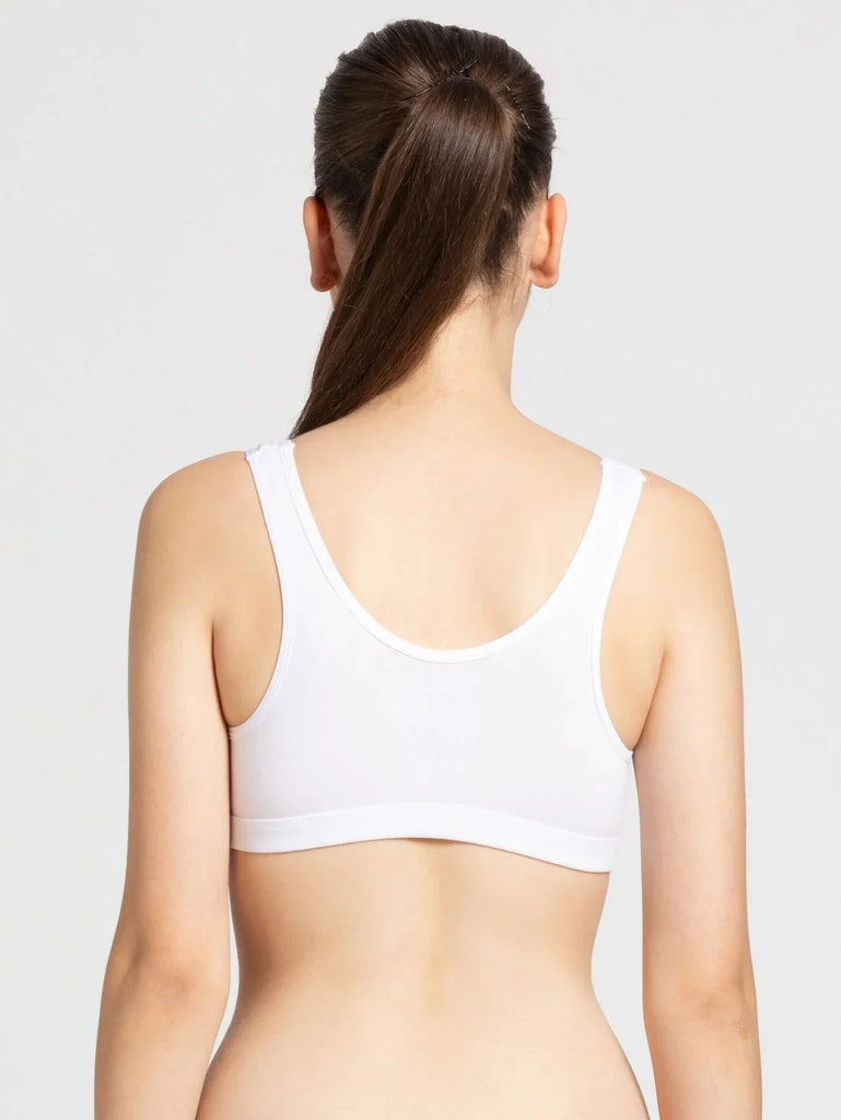 White JOCKEY Women's Slip-On Uniform Bra.