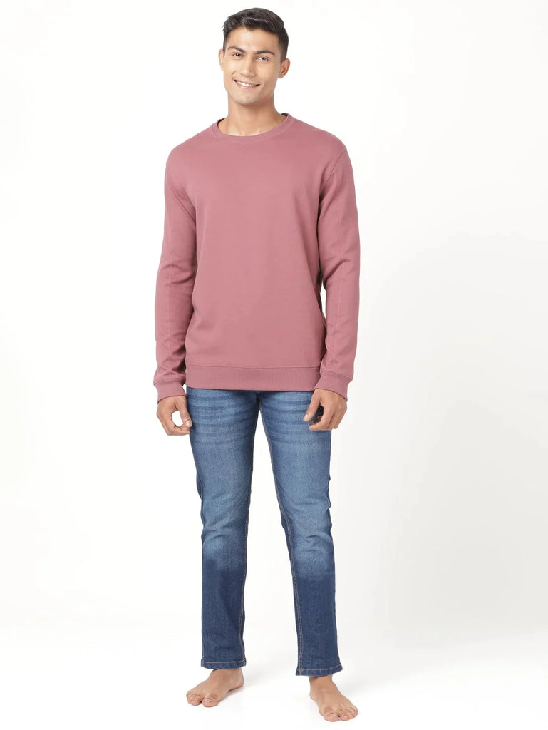 Wide Ginger JOCKEY Men's Super Combed Cotton Rich Pique Sweatshirt