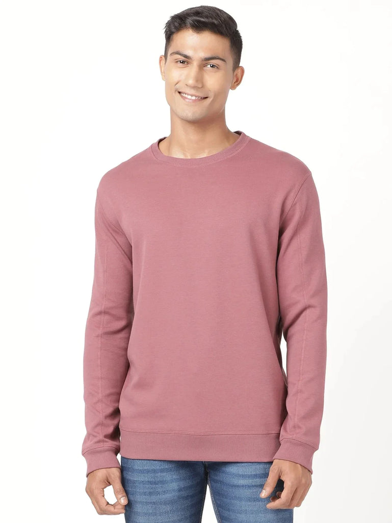 Wide Ginger JOCKEY Men's Super Combed Cotton Rich Pique Sweatshirt