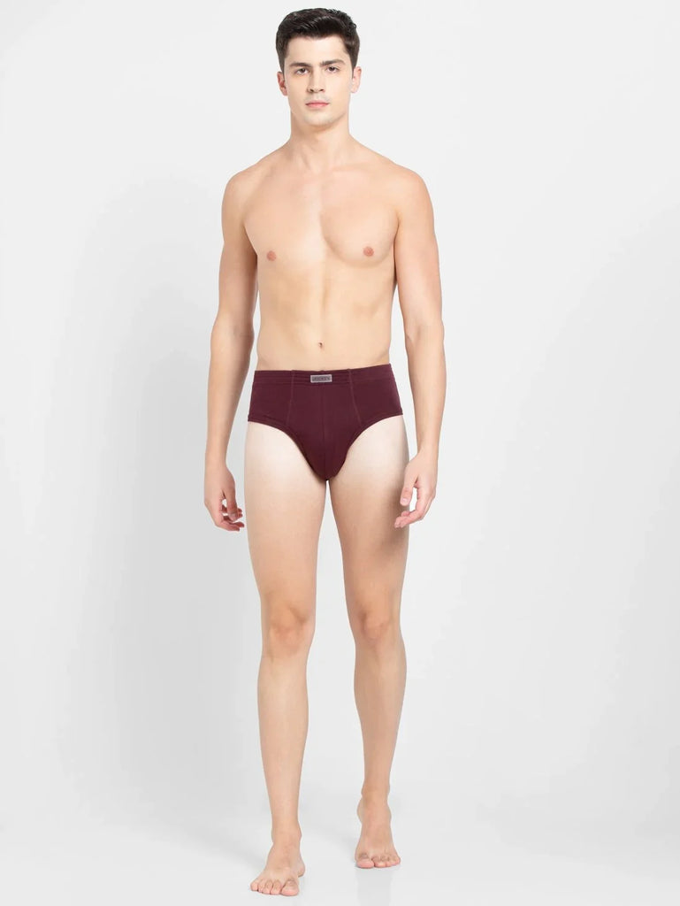 Wine Tasting Jockey Solid Brief Underwear Men