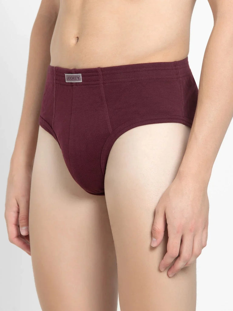 Wine Tasting Jockey Solid Brief Underwear Men