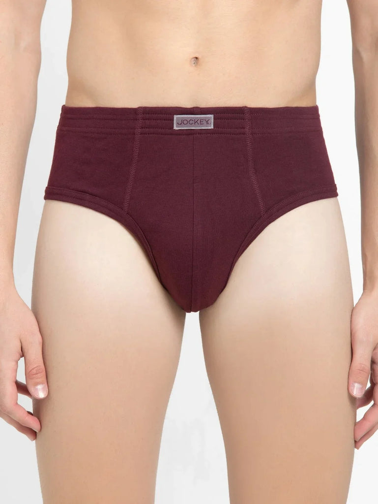 Wine Tasting Jockey Solid Brief Underwear Men