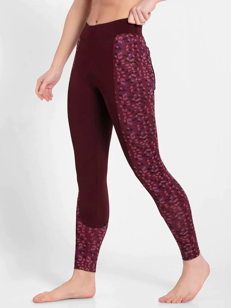 Wine Tasting JOCKEY Women's Printed Performance Leggings.