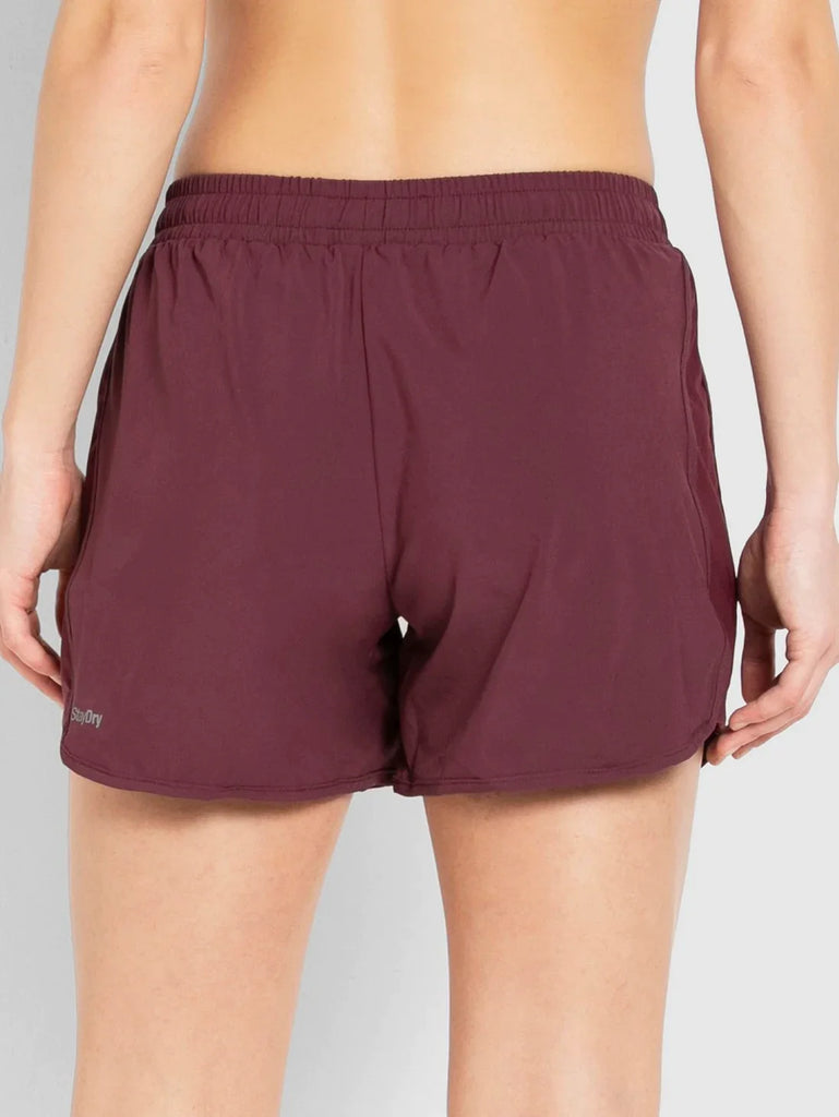 Wine Tasting JOCKEY Women's Lightweight Microfiber Straight Fit Shorts