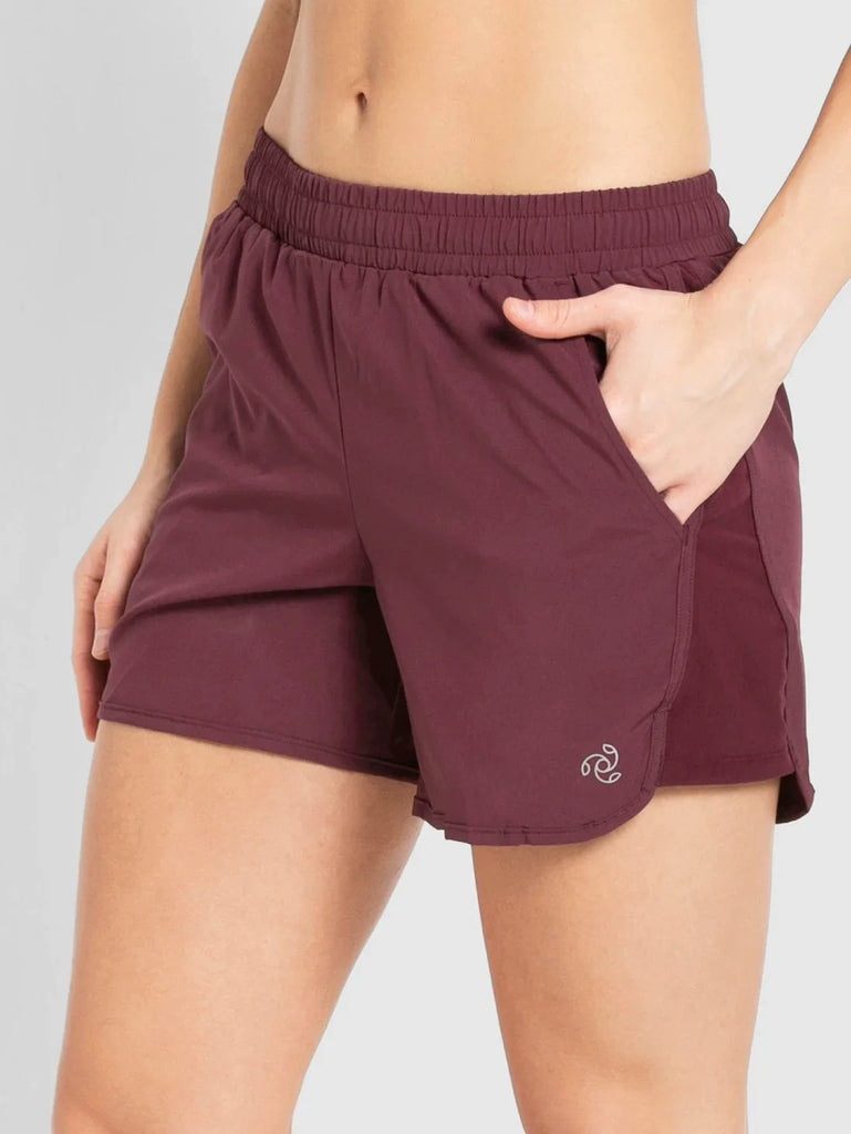 Wine Tasting JOCKEY Women's Lightweight Microfiber Straight Fit Shorts