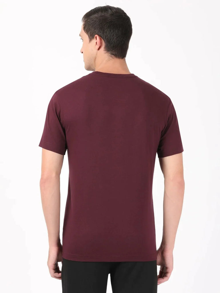 Wine Tasting JOCKEY Men's Printed Round Neck Half Sleeve T-Shirt