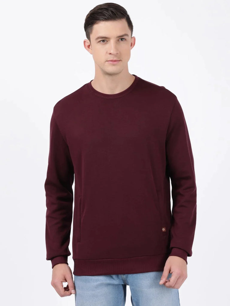 Wine Tasting JOCKEY Men's Super Combed Cotton Rich Plated Sweatshirt