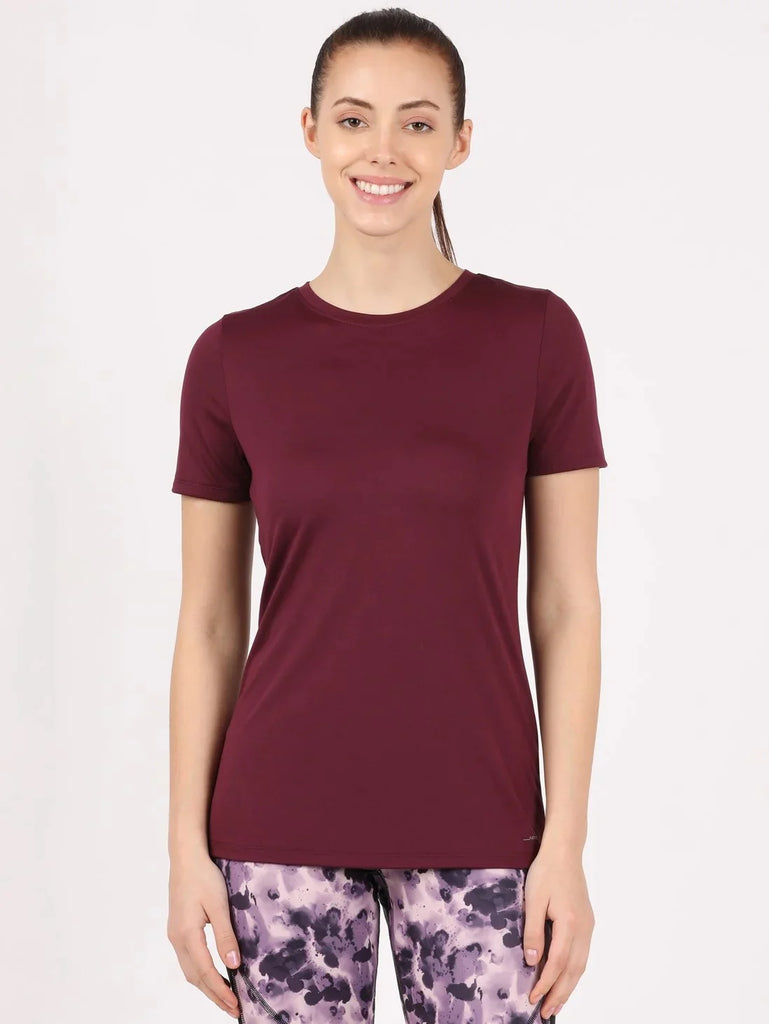 Wine Tasting JOCKEY Women's Round Neck Half Sleeve T-Shirt