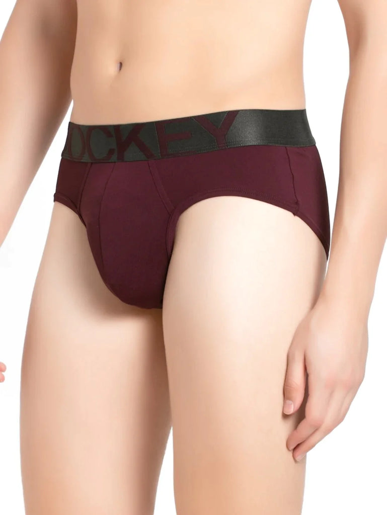 Wine Tasting Jockey Solid Brief For Men