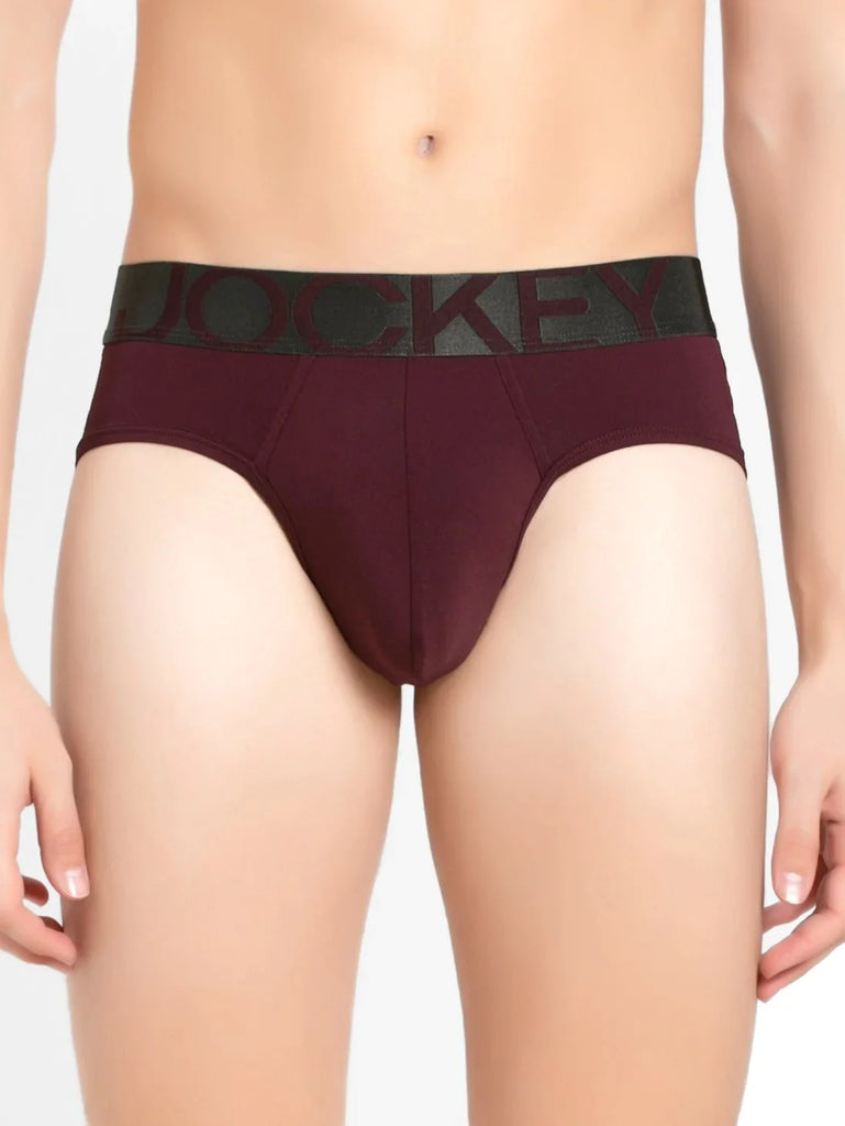 Wine Tasting Jockey Solid Brief For Men