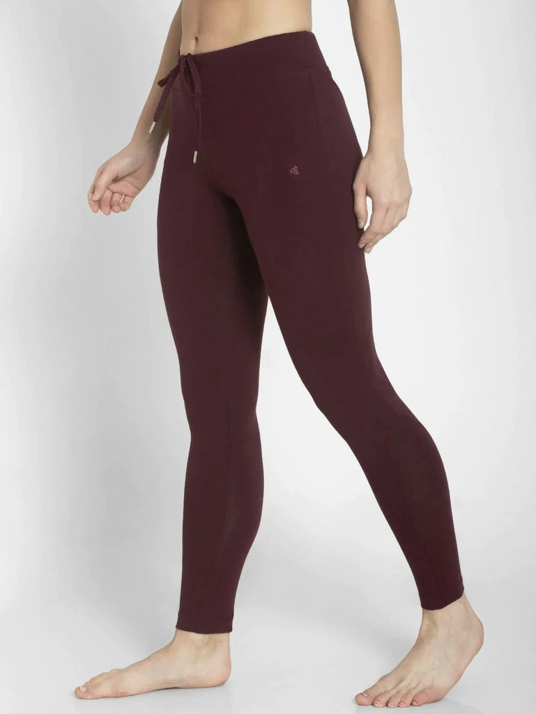 Jockey Women's Cotton Elastane Stretch Side Zipper Yoga Pant – Online  Shopping site in India