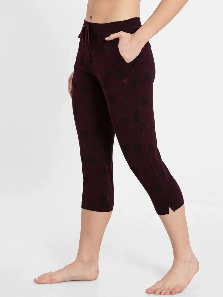 Wintasting Printed JOCKEY Women's Slim Fit Capri.