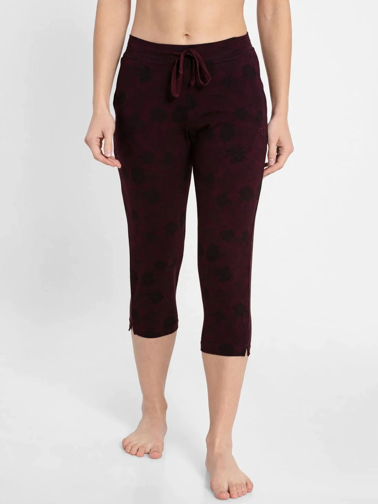 Wintasting Printed JOCKEY Women's Slim Fit Capri.